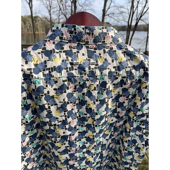 Tailored Recreation Premium Hawaiian Shirt Pineapple Mens Medium Slim Fit NWT - Picture 3 of 15